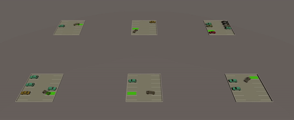 Entraînement d&#39;une IA au stationnement autonome dans le moteur de jeu Unity.